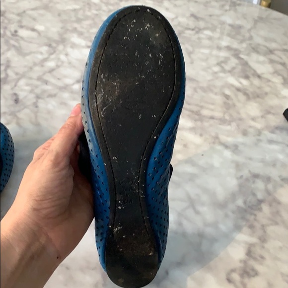 Tory Burch blue ballerina flat slip on shoe 8 - Picture 5 of 10